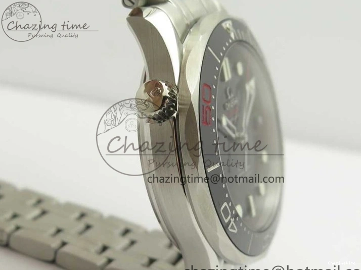 0206 Seamaster 300M Chronometer SS “007” Limited Edition OMF 1:1 Best Edition on SS Bracelet A2824 (Black Balance Wheel) V Seasonal 7952